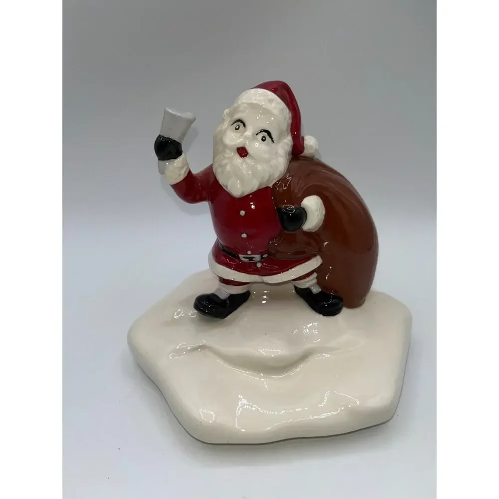 Vintage Japan Replacement Santa Claus Cookie Jar (LID ONLY) Replacement Top - Picture 7 of 16